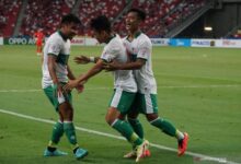 Indonesia hampir jebol di detik-detik terakir di hatam oleh singapura. Terus pihak tim singapura