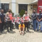Kapolresta Tangerang Pimpin Press Conference Ungkap Kasus Curanmor Oleh Jajaran Reskrim Polsek Panongan.