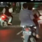 DOR DOR DOR suara tembakan dari mobil polisi. Woy maling, maling, maling! Ini mobil maling!