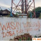 Tolak Keberadaan BTS, Warga Sumur Pacing Dipolisikan pemilik lahan