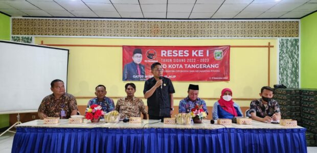 Anggota DPRD Kota Tangerang secara serentak kembali menjadwalkan kegiatan resesnya yang pertama ditahun 2022- 2023.