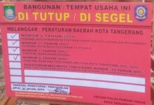 Plang Segel di Copot Diduga Perintah Dewan: Ketua Gabunganan Wartawan Tangerang Akan Bersurat.