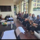 Peguyuban Pasar Kotabumi bersama pengacaranya melaporkan pada Polda Banten.