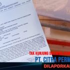 Uang DP Rumah Tak Kunjung Dikembalikan, PT. Citra Permai Pesona Dilaporan ke Polisi.
