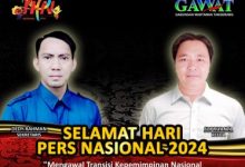 HPN 2024, Ketua GAWAT Ajak Insan Pers Independen di Tahun Politik.
