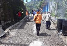 Pemeliharaan aspal jalan desa bodag kec kare kabupaten Madiun tahun 2024
