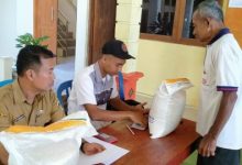 Sosialisasi Penyaluran bantuan cadangan beras pemerintah desa bulu .