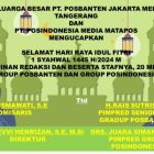 KELUARGA BESAR PT. POSBANTEN JAKARTA MEDIA TANGERANG DAN PT. POSINDONESIA MEDIA MATAPOS  MENGUCAPKAN SELAMAT HARI RAYA IDUL FITRI  1 SYAHWAL 1445 H/2024 M.