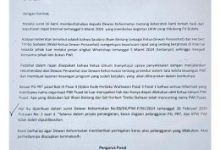 Gonjang gajing PWI di guncang dana hibah 6milyar”, surat kertu umum PWI bocor ke media.