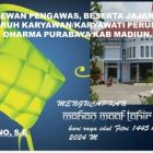 Segenap dewan pengawas, beserta jajaran direksi dan seluruh karyawan/karyawati Perumda Tirta Dharma Purabaya Kab Madiun, Mengucapkan selamat hari raya idul Fitri 1445 h Direktur utama SUMARIYONO, S.E.