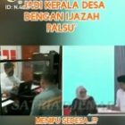 Warga juga minta di whatsapp tangkap yang mengunakan izajah palsu.