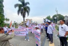 TMG Kembali Gruduk Kantor Poldasu, “Usut Tuntas Masalah Lahan Kuala Gunung”