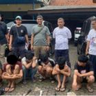 Gengster beraksi siBintaro 2 orang ditebas samurai 10 anggota gangster di cokok polisi.