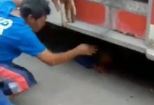 Anggota personil Damkar Tegal, tewas saat mengiringi mobil tanki saat berlaju.