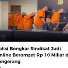 Tangerang surga para pelaku judi online ber omset 10m dalam waktu 120 hari.