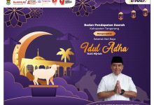 Kepala Badan Pendapatan Daerah Kab Tangerang dan Beserta Staf  mengucapkan selamat hari raya idul adha 1445 Hijrah / 2024, Dr. H. Slamet Bhudi Mulyanto, M.Si