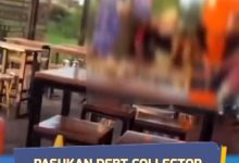 Viral di medsos, dan Whatsapp, depkolektor menghakim kosusmennya.