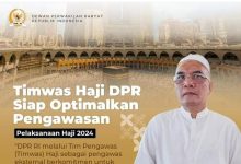 DPR RI melalui Tim Pengawas (Timwas) Haji sebagai pengawas eksternal berkomitmen untuk mengawal penuh pelaksanaan pelayanan.