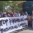 Masyarakat lombok demo ke PT ITDC mandalika karna tanahnya belum di bayar.