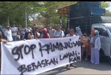 Masyarakat lombok demo ke PT ITDC mandalika karna tanahnya belum di bayar.