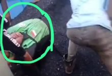 Tukang ojek online Grab di timpa hoxmik panas di Jakarta.