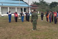Camat Sei Balai Berikan Motivasi Paskibra Meningkatkan Kedisiplinan Dan Jiwa Persatuan.
