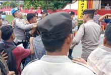 Unjuk Rasa Minta Copot Kasat Reskrim, 7 Aktivis Asahan Ditangkap.