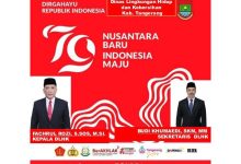 Kepala, Sekretaris Dinas Lingkungan Hidup dan Kebersihan Kab Tangerang dan beserta Staf mengucapkan selamat HUT RI yang Ke-79, Nusantara Baru Indonesia Maju.