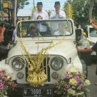 Ribuan Masa Hadiri Deklarasi Pasangan HARMONIS Di Pendopo Mojopurno.