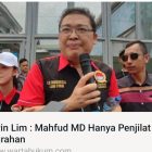 MAHFUD MD MALING TERIAK MALING DALAM GRATIFIKASI JET PRIBADI.