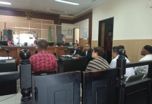 SIDANG KASUS PENYIRAMAN AIR KERAS WARGA NEGARA CINA MENGHADIRKAN SAKSI PELAKU POLISI KESATUAN BROMOB PASUKAN PROVOS GUNUNG PUTRI BOGOR.