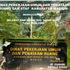 Dinas Pekerjaan Umum dan Penataan Ruang dan staf mengucapkan, selamat Hari Natal dan tahun Baru tahun 2024/2025.