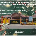 Pemerintah desa Sambirejo kec Geger Kab. Madiun, mengucapkan selamat tahun Baru dan hari natal thn 2024/2025.