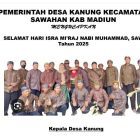 Pemerintah desa kanung kecamatan Sawahan kab Madiun  Mengucapkan selamat hari isra mi’raj, Nabi Muhammad, SAW tahun 2025.