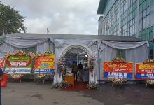 Hut RSUD Pakuhaji di tunda habis jumatan.