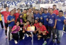 Tim GAWAT Raih Juara 2 di Turnamen Futsal Kapolres Cup 2025