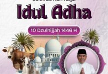 Kepala Bapenda dan Beserta Staf mengucapkan selamat hari raya Idul Adha 1446 H / 2025. Semoga Pendapatan Asli Daerah (PAD) Menjadi Gemilang.