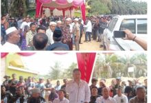 Warga kosik putih pertahankan tanahnya yang di rampas pengusaha di bantu HMTN MP mengadu ke persiden Pranowo Subianto.