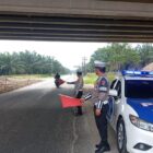 Sat Lantas Polres Batu Bara Gelar Patroli Kibas Bendera untuk Meningkatkan Keselamatan Berlalu Lintas.