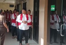 Sekitar 29 orang Kasus Lahan Pakir RSUD Tangerang Selatan, mulai di sidang.
