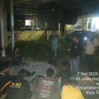 Polsek Karawaci Amankan 9 Remaja nongkrong sambil komsumsi miras Jenis Ciu.