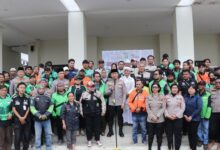 Kapolres: Polisi dan Ojol Adalah Mitra Menjaga Kondusifitas Kota Tangerang.