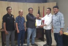 Sri Mulyo sebagai Plt Ketua, juga ditunjuk Mohamad Romli sebagai Sekretaris, Fajar Aditya Kusuma sebagai Bendahara.