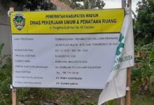 Dukung Kelancaran Infrastruktur, PUPR Kabupaten Madiun Rehabilitasi Drainase di Jalur Strategis Mlilir.