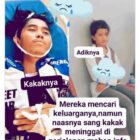 Viral difacebook di temukan kakak meninggal dunia, tidak tahu penyebabnya.