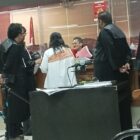 TERDAKWA : AMSARI YANG MENYEROBOT TANAH SAYA,  TANAH SAYA HILANG SAYA DIMASUKAN KE PENJARA.