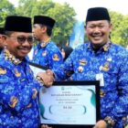 KECAMATAN NEGLASARI RAIH PENGGHARGAAN DARI WALIKOTA DI HARI KORPRI.
