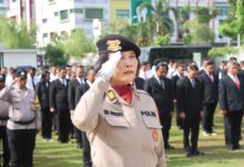 Polres Metro Tangerang Kota Gelar Upacara Peringatan Hari Ibu ke-97 Tahun 2025.