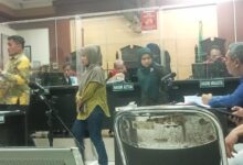 Sidang Rebutan waris pengggugat luas tanahnya 13,687M, tergugat luas tanahnya 14,8200M SHM 03301.