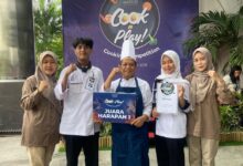 Siswa SMKN 2 Ponorogo Raih Juara Harapan 1 di Cook n Play Cooking Competition Aston Madiun.